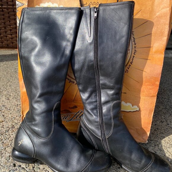Black John Fluevog boots with Original Box, Size 10 - Picture 2 of 7
